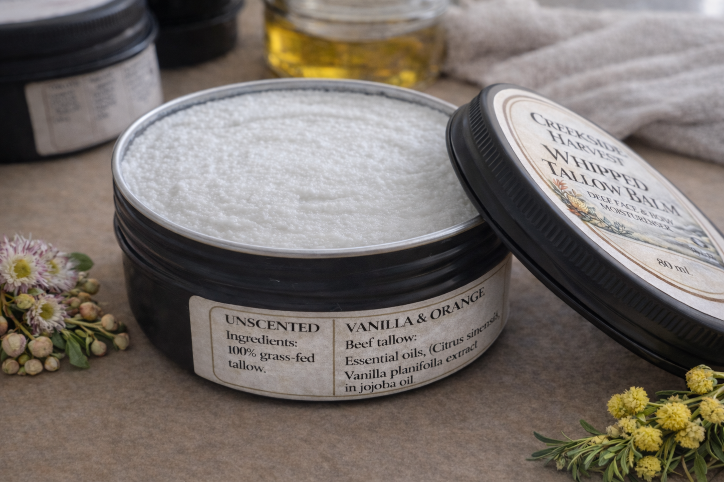 Whipped Tallow Balm : Unscented